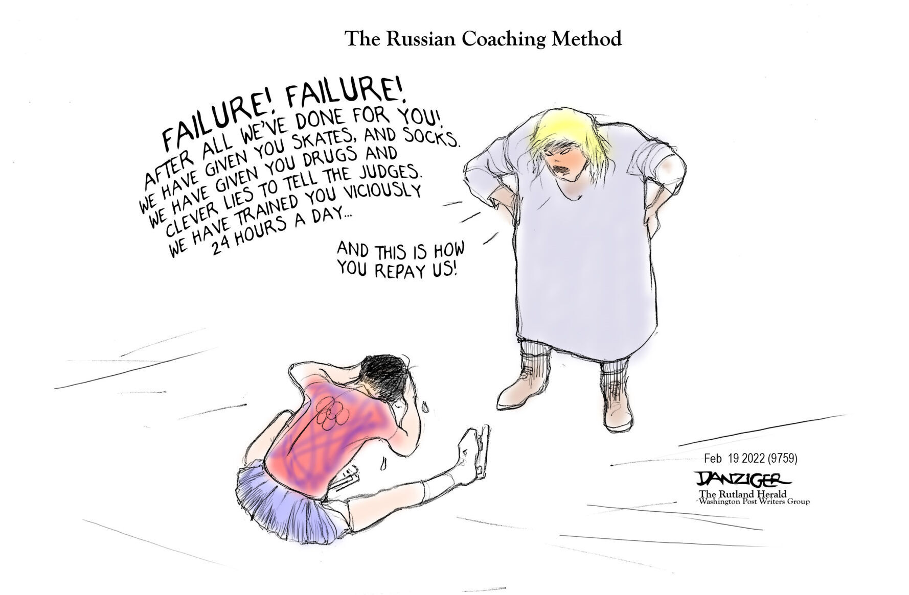 Cartoon by Jeff Danziger